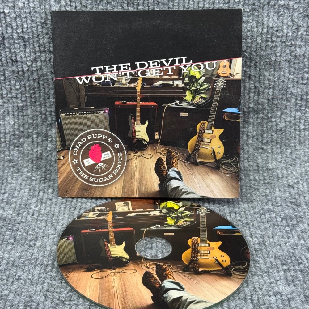 Chad Rupp & The Sugar Roots The Devil Won't Get You CD Blues Roots Rock 2021